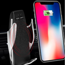 Ασύρματος Φορτιστής Με Αυτόματο Κλιπ & Βάση Στήριξης Τηλεφώνου Car Wireless Charger s5
